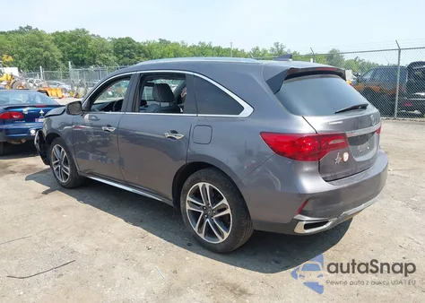 2018 Acura Mdx Advance Package z USA, uszkodzony, nr VIN 5J8YD4H82JL002195